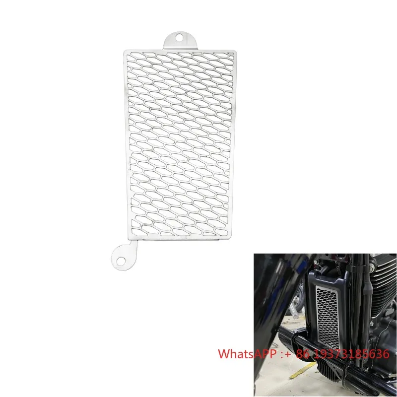 Motorcycle Unpainted Radiator Guard Grill Net Protector For Harley Softail Fat Bob 114 Fat Boy Heritage Classic Low 2018-2022 19