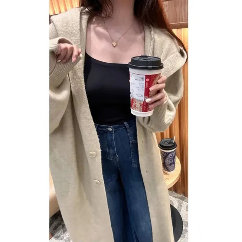 

Женские удлиненные кардиганы в стиле преппи с принтом, рукавами «летучая мышь», декоративными тоновыми вставками, пуговицами и вязаным узором «баттерфляй»