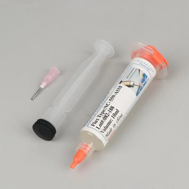 Nc-559-asm Flux Bga Balls,Liquid Solder For Soldering Syringe Solder Paste 10ml Flux For Soldering No Cleaning Welding Tools