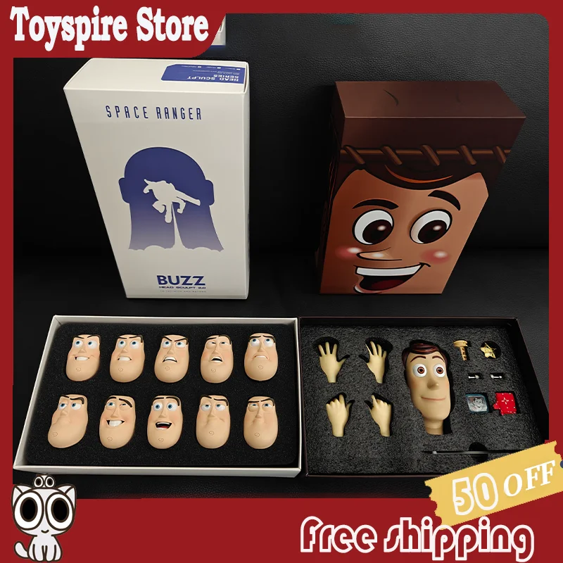 

Pixar Disney Toy Story Laobu Hand-Made Customised Version Woody Head Carving 2.0 Seedtoys Customize Buzzlightyear Head Carving