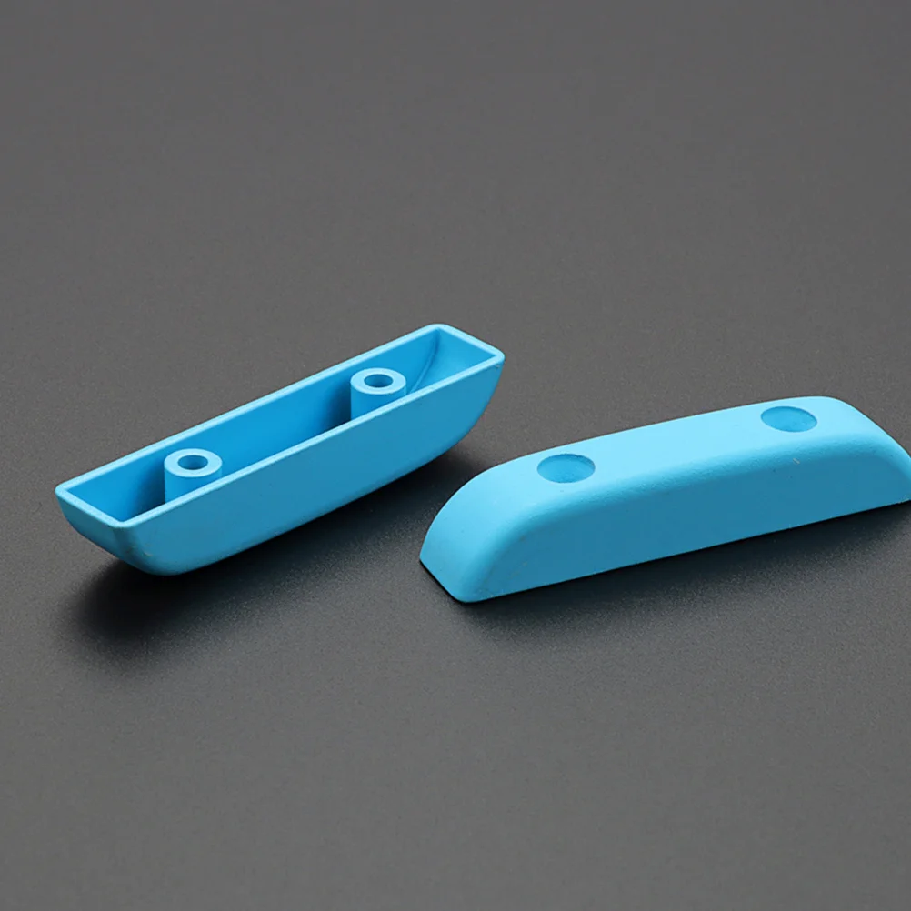 

2 Pcs Bass Thumb Button Guitar Musical Instrument Accessories Tail Nail Sky-blue