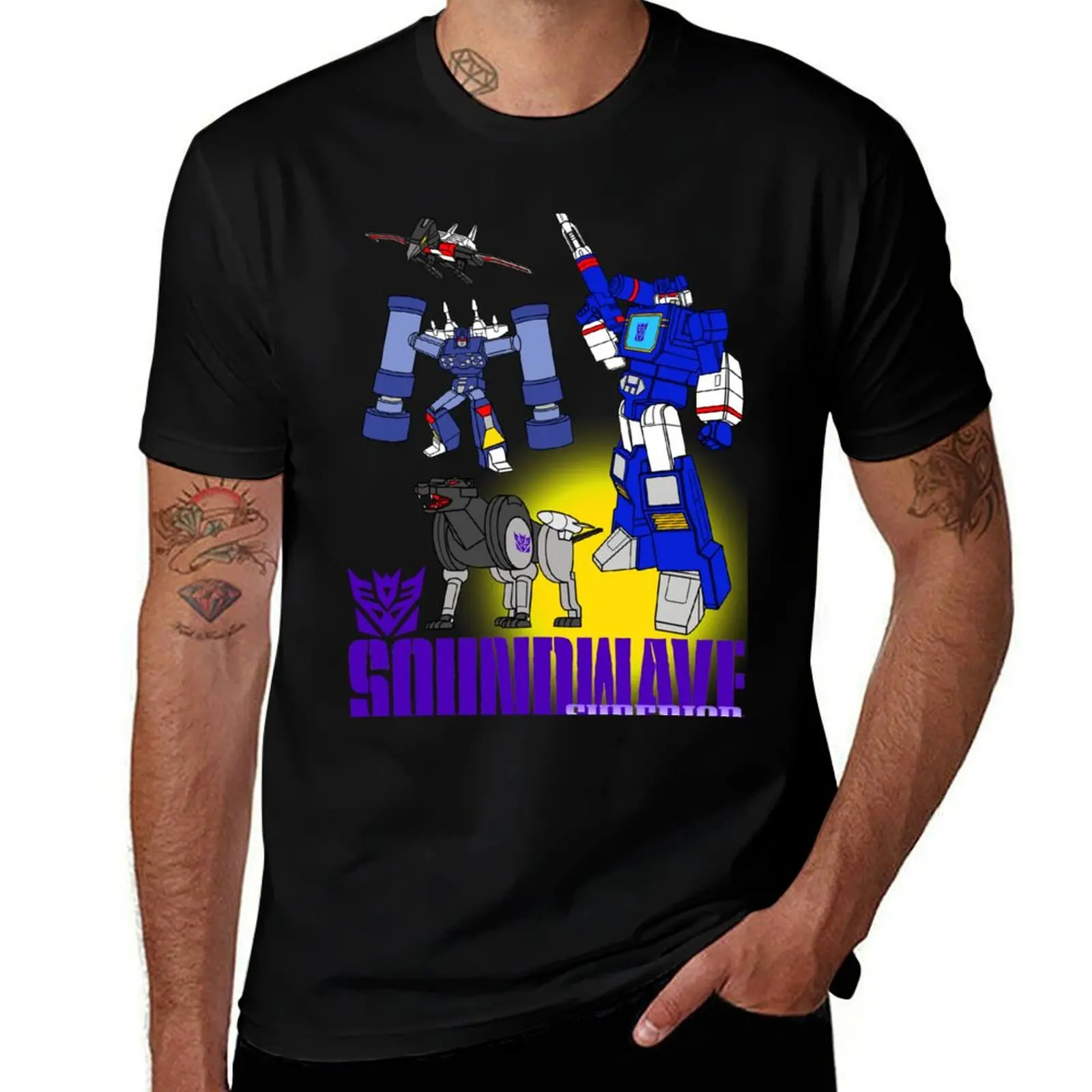 

Soundwave Superior T-Shirt oversizeds customs graphic t shirt vintage cute tops heavy weight t shirts for men