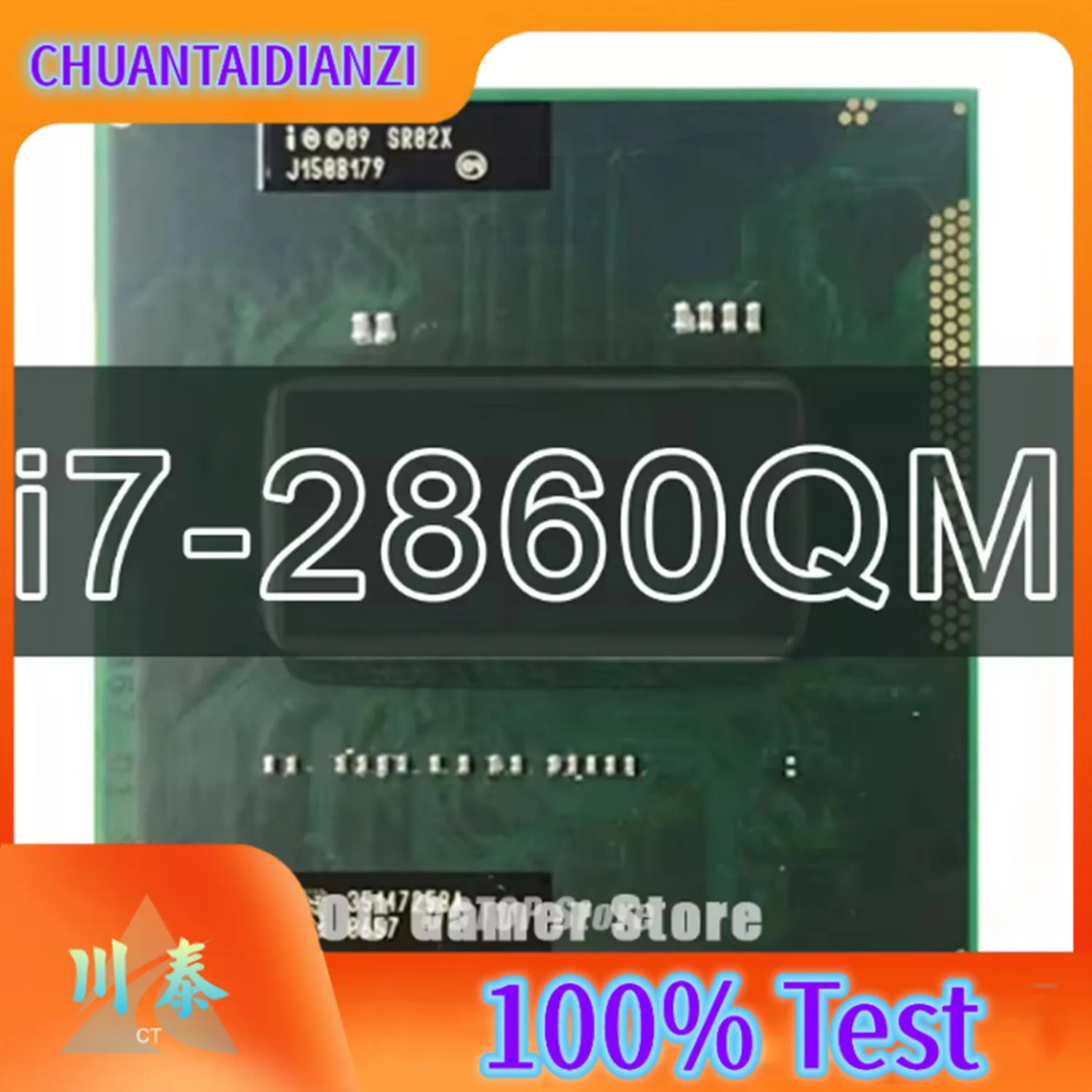 Core i7-2860QM i7 2860QM SR02X 2.5GHz Quad-Core Eight-Thread CPU Processor 8M 45W Socket G2 / rPGA988B HM65 HM67 laptop