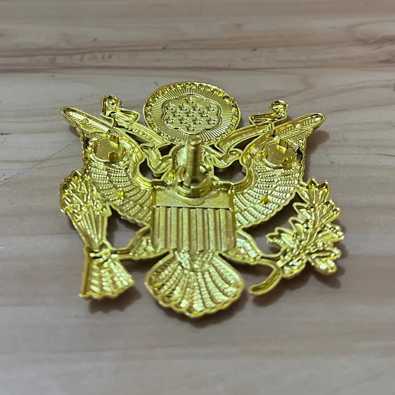 Badge Eagle Emblem Insignia Cockade for Hat Military Officer Caps