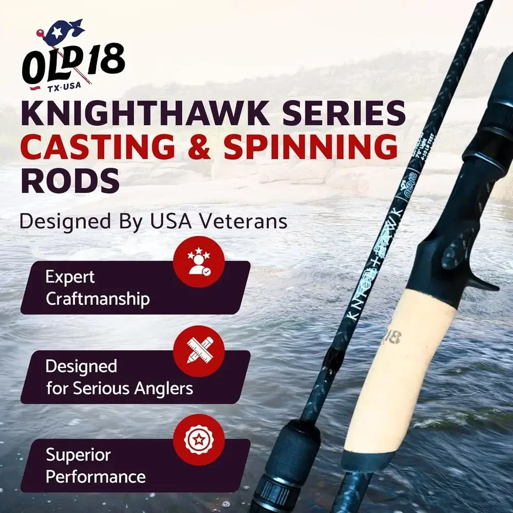 High-Performance 40 Ton Graphite Fishing Rod with Split Cork Grip and Stainless Steel Guides for Precision Angling