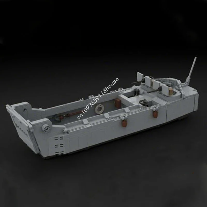 661pcs MOC LCVP HIGGINS BOOT DDay Ww2 Nan Model Bouwstenen Architectuur Idee Modulaire Kinderen Speelgoed Kerstcadeaus