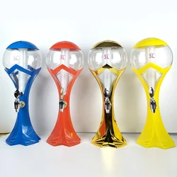 Ball Shape Beer Tower Dispenser with LED Light Ice Tube, Football Game, Colorful Bar, 3 Liters