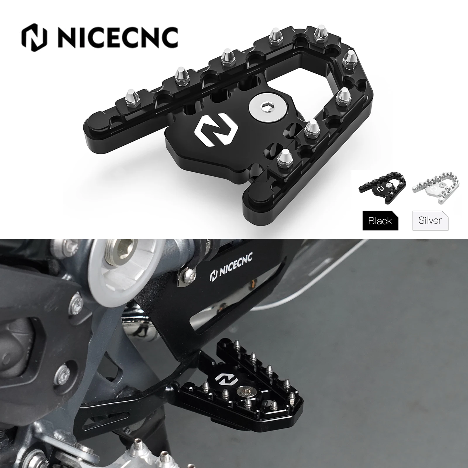 Brake Pedal Step Tip Plate Extender For BMW R 1250 GS 2019-2023 R1250GS Adventure 2019-2024 R1200GS R1200GS Adventure 2013-2018