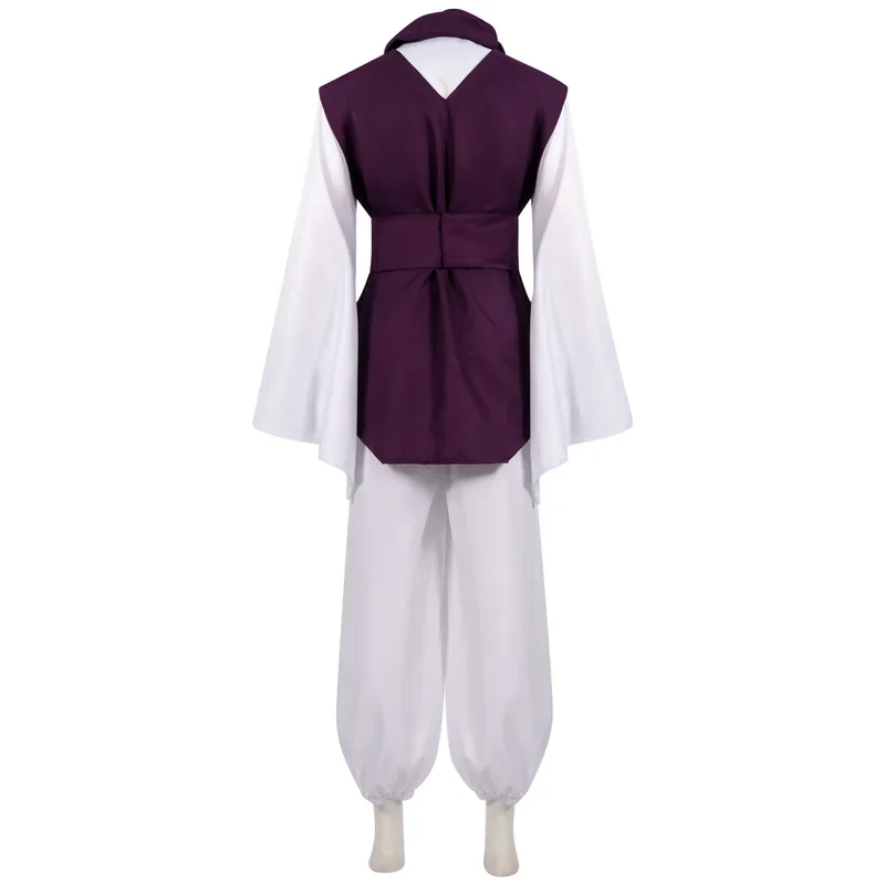 Jujutsu JJK Manga Anime Choso Cosplay Costume Purple Vest Neck Gaiter Belt White Elastic Pants Top Gift