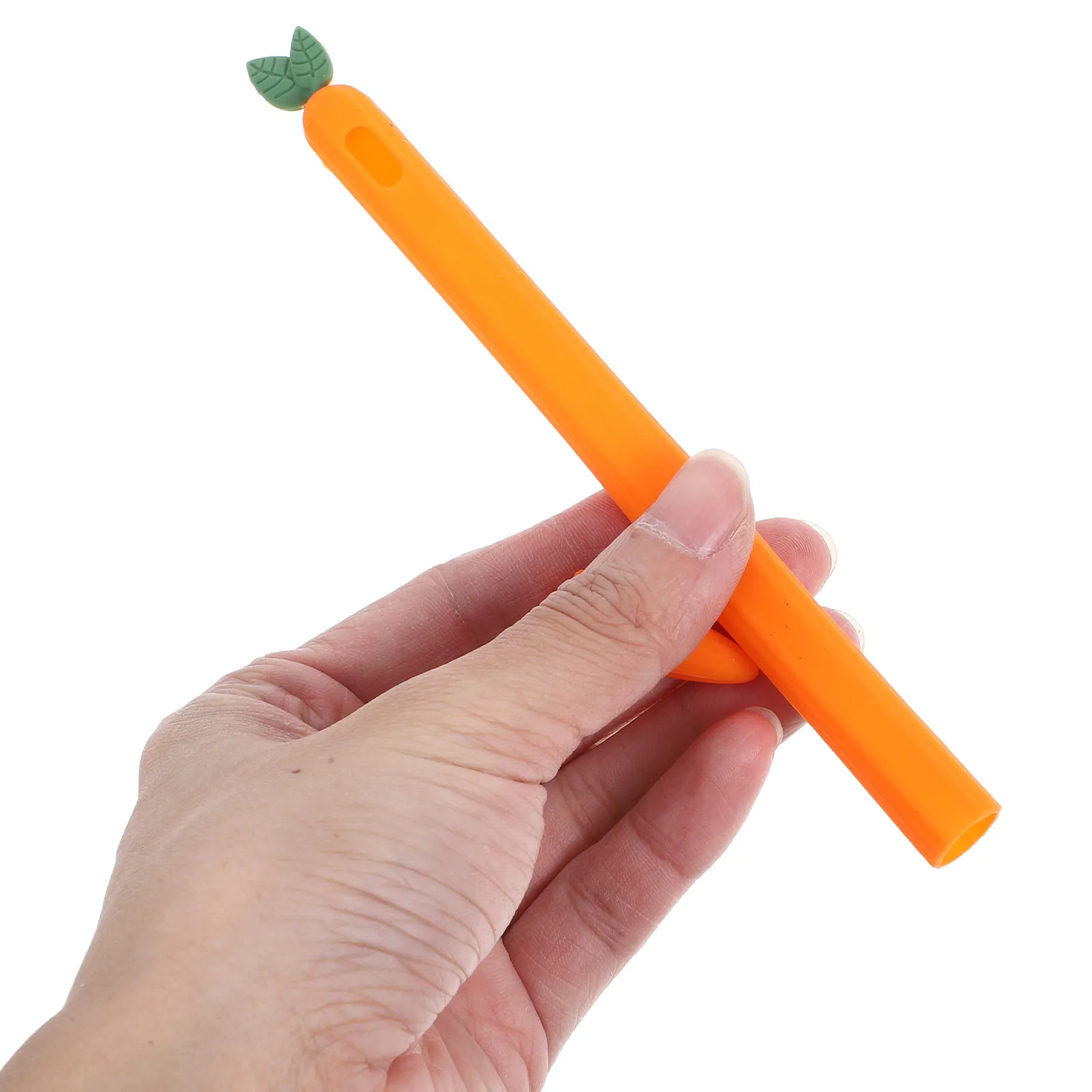 1Pcs Pencil Stylus Pen Cover Silicone Carrot Style Protective Full Protection Anti-Slip Grip