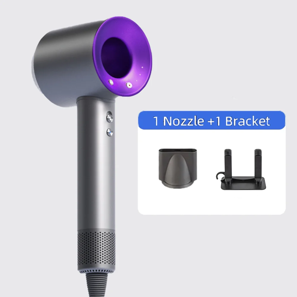 Negatieve ionen haardroger met hoge snelheid en zonder bladen, krachtig, stil en snel drogend, draagbaar, geschikt voor thuis en op reis.