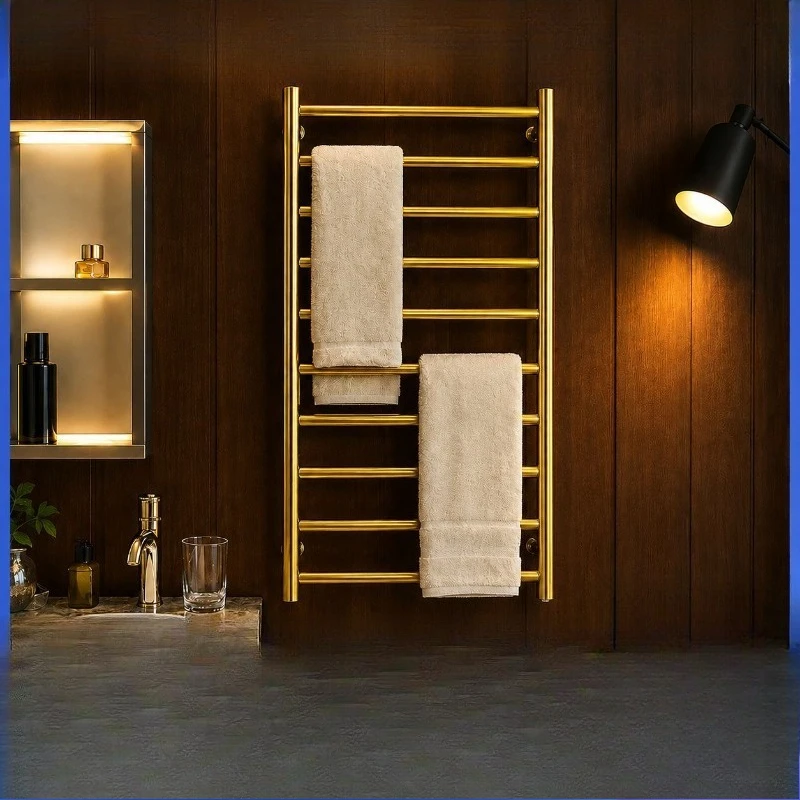 Intelligent electric towel rack bathroom  bar 304 stainless steel bath  rack toilet towel rack