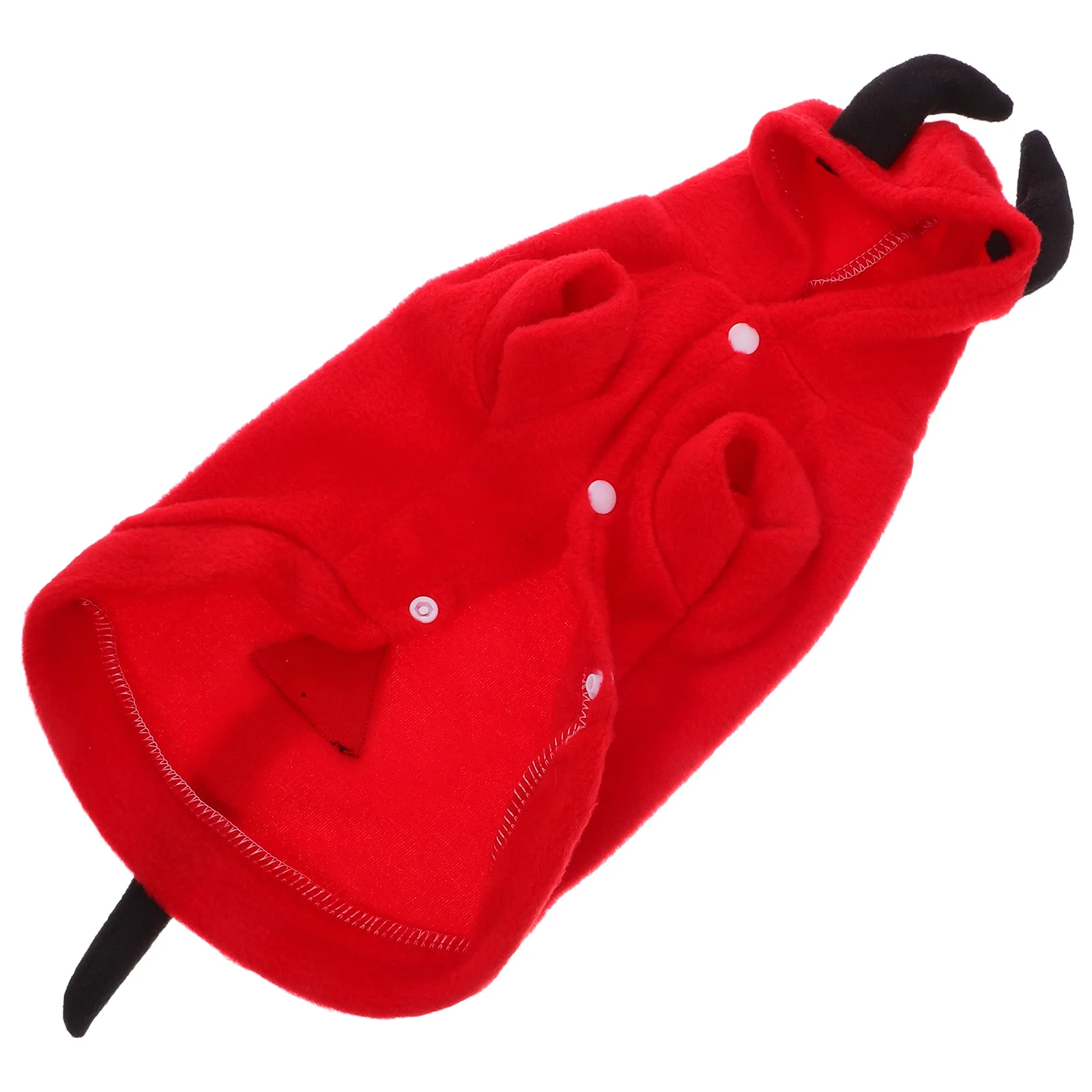 

Halloween Pet Devil Shape Dog Clothes Warm Costume Three-Dimensional Design Party Outfit for Small Dogs Jogging Walking