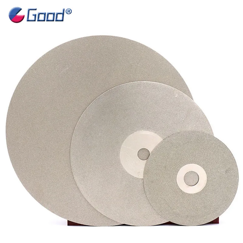 

46#-3000# Grit 6"8"10" Diamond Coated Polishing Grinding Disc Wheel Lapidary Jewelry Lapping Tool