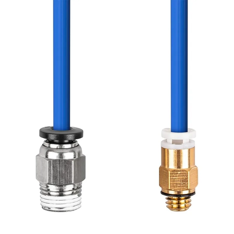 Durable PTFE Teflon Tubing Set Wearproof 3D Printer Feeding Tube with Quick Fitting Connector and Cutting Tool