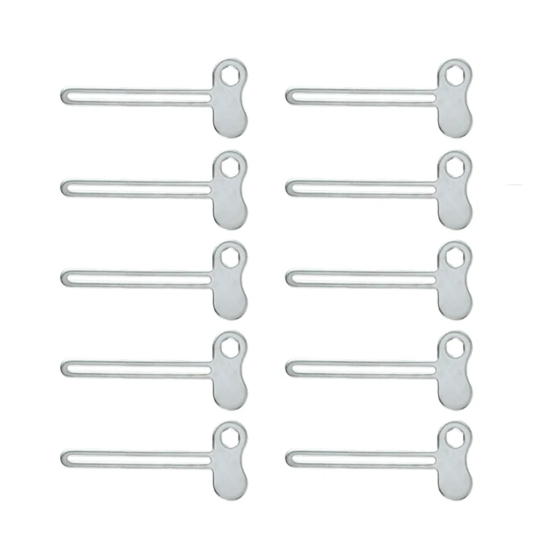 10Pc ห้องน้ำอุปกรณ์เสริมด้วยตนเองยาสีฟัน Squeezer สแตนเลสสตีลหลอด Squeezer ครีมหลอดกุญแจปฏิบัติ Gadget