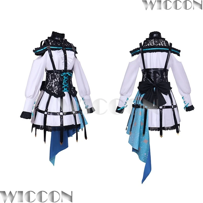 PJSK Rose Cage Miiku Game Proseka Cosplay Kostuum 110 CM Pruik Lolita Gothic Uniform Jurk Meisje Vrouwen Halloween Cos Set Aangepaste