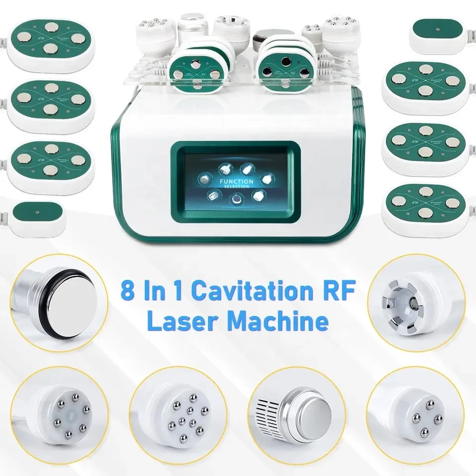 6 in 1 Cavitation Machine Body Slimming Body Shaping Fat Reduction Vacuum Cavitation Weight Loss Cavitation Vacuum Machine