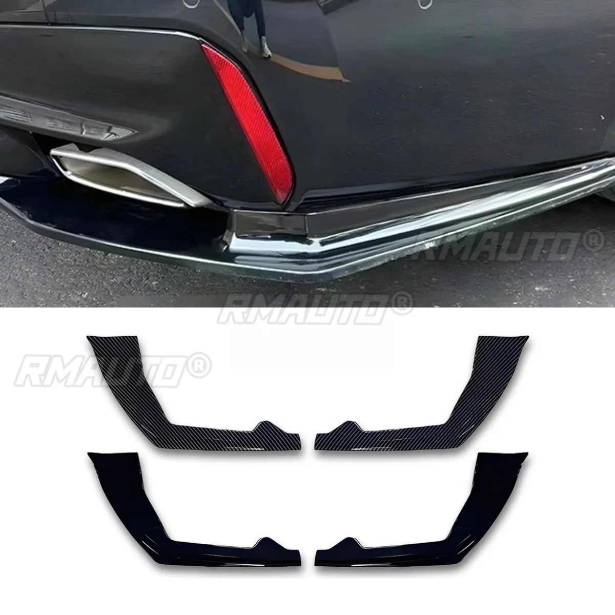 Car Rear Package Corner Anti Scratch Corner Protector For BMW 5 Series G30 2018-2023 Body Kit Car Accessories