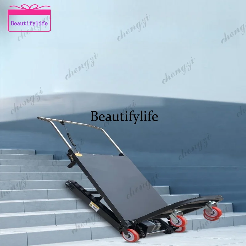 

A55 Small Electric Climbing Carts Foldable Stair Climbing Machine Crawler-type Climbing Carts Silent Machine Business Vervoer