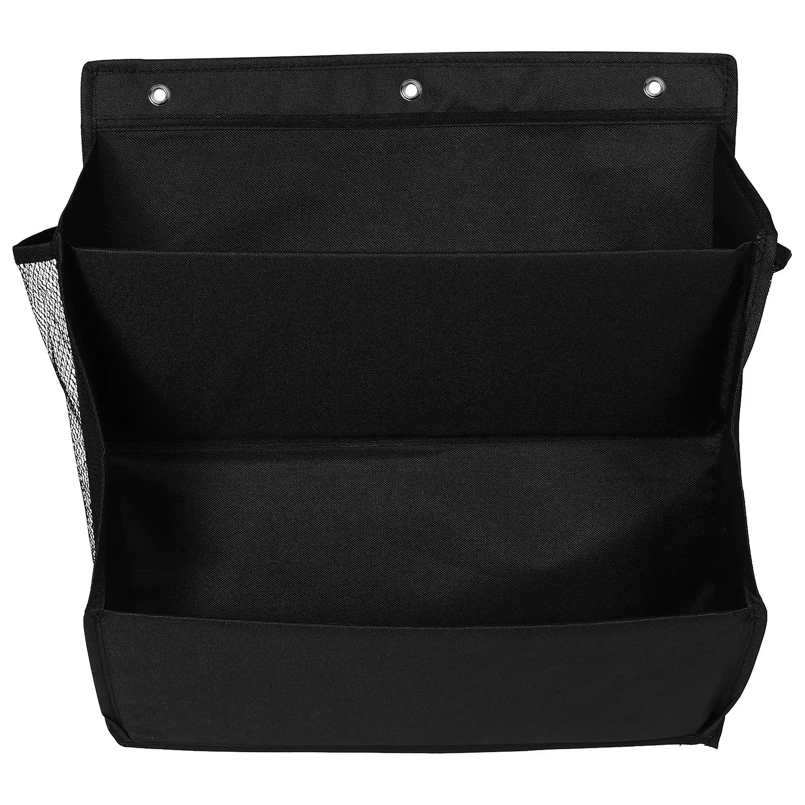 

RV Shoe Rack Wall Mounted Dual Layer Storage with Hooks for Travel Trailers Garage Spacesaving Oxford Cloth Shoe Organizer