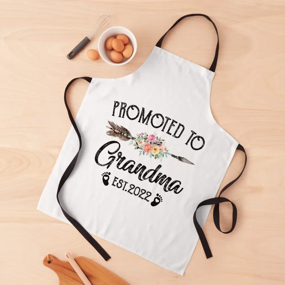 

Promoted To Grandma 2022 Pregnancy Announcement Apron japanese style men's barbecue Apron