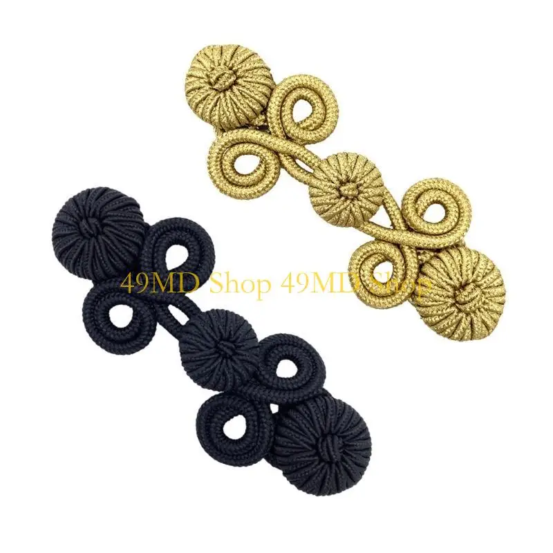 

49MD Nylon Wire Chinese Cheongsam Button Handmade Knot Fastener Closures for Sewing