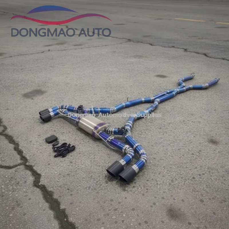 Suitable for BMW X5M F95 X6M F96 4.4T titanium alloy high-performance mid tail exhaust system