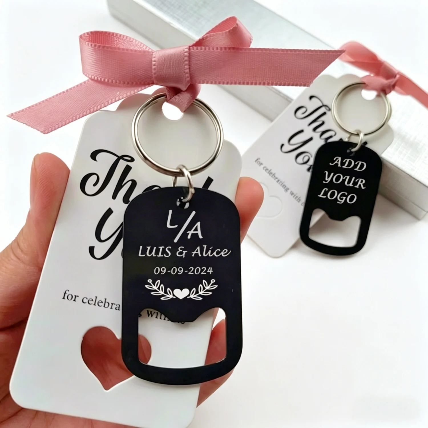 Personalisierter Schlüsselanhänger Hochzeitsgeschenke für Gäste Flaschenöffner für Partygeschenke Taufe Geburtstag Brauerei Individuelles Souvenir – Detail 8