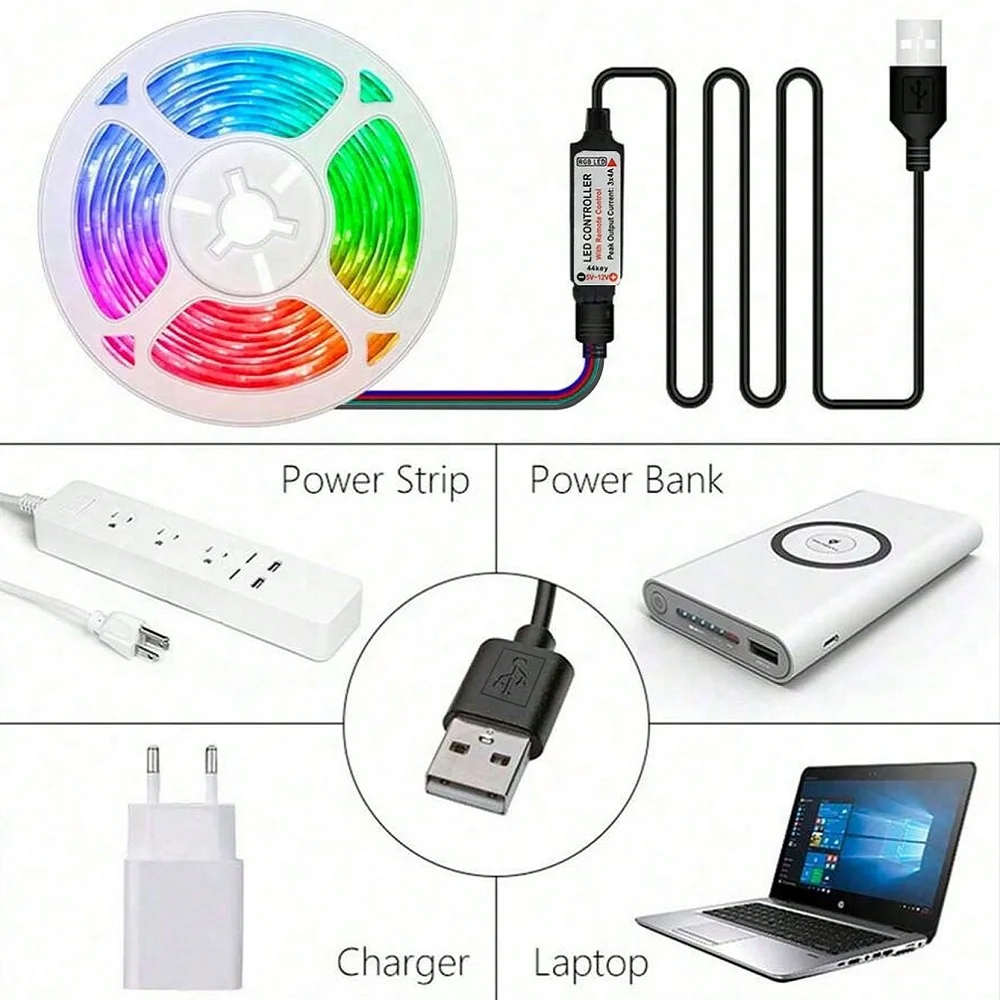 Usb Led قطاع 5 فولت 5050 الذكية بلوتوث اللمس عن بعد مصباح ليد لغرفة 5 متر 15 متر 20 متر Rgb الشريط إضاءة خلفية للتلفاز عيد الميلاد الشريط لوسيس