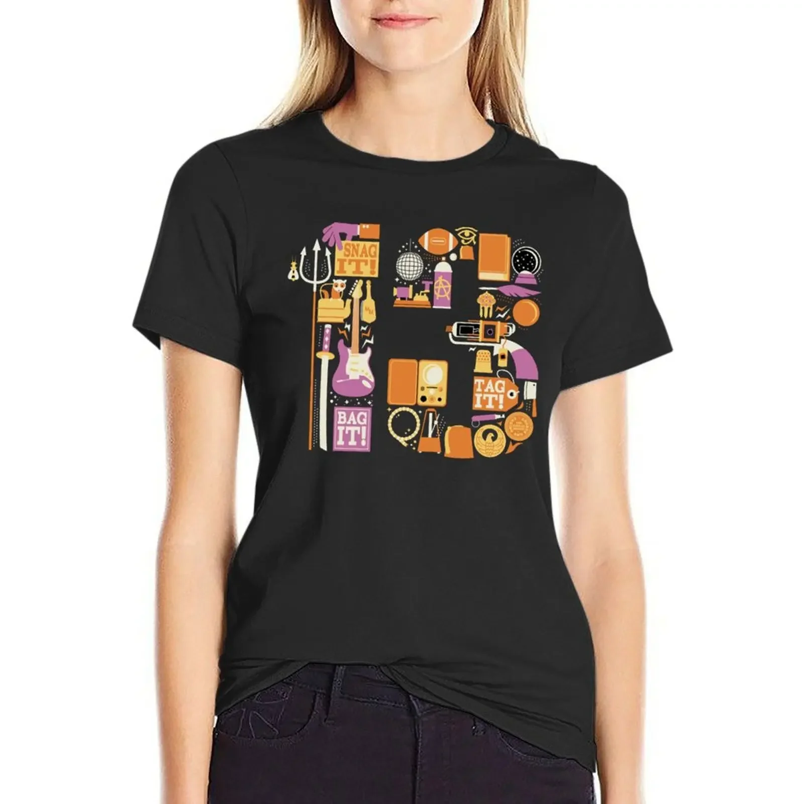 warehouse 13 T-shirt oversized tees t-shirts for Women loose fit