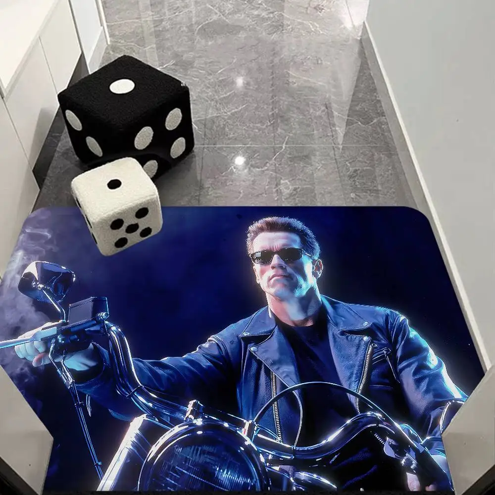 Sci Fi Movie T-The T-Terminator Room Mats Anti-slip Absorb Water Long Strip Cushion Bedroon Mat Household Carpets