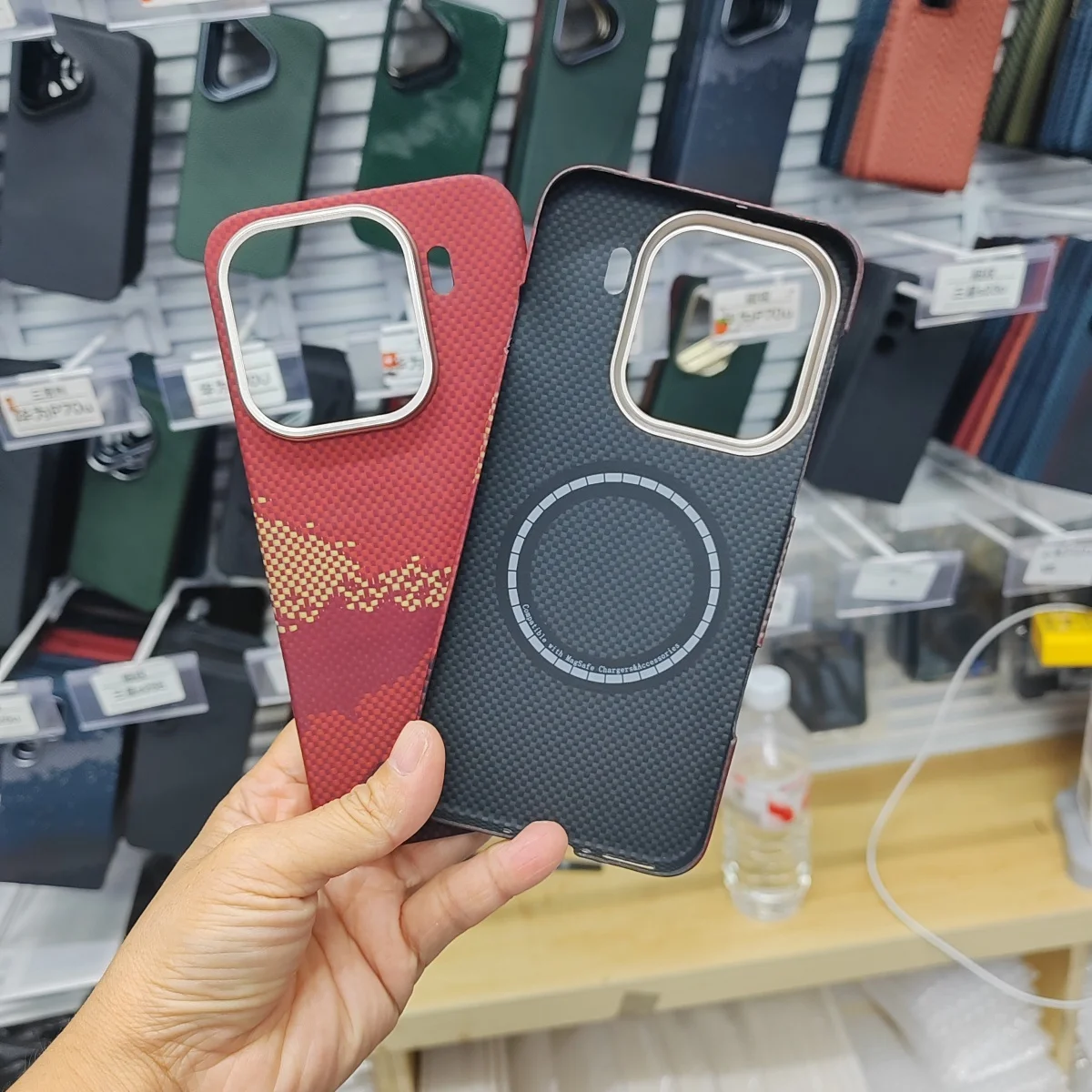 

Luxury Magnetic Magsafe Real Aramid Carbon Fiber Case For OPPO Find X9 Pro With Wireless Charging Bumper Cover For Oppo Find X9