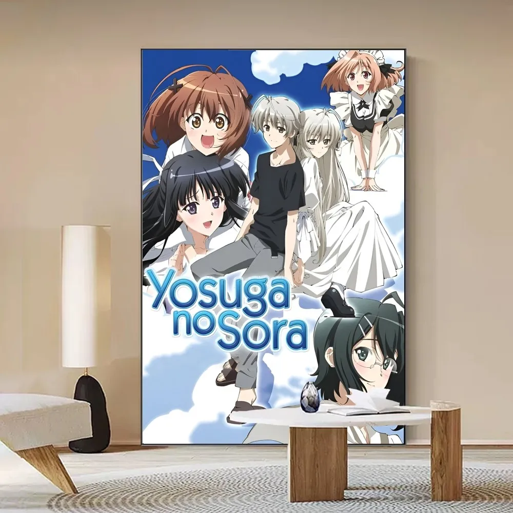 Kasugano Sora Yosuga No Poster Self-adhesive Art Poster Retro Kraft Paper Sticker DIY Room Bar Cafe Vintage Decorative