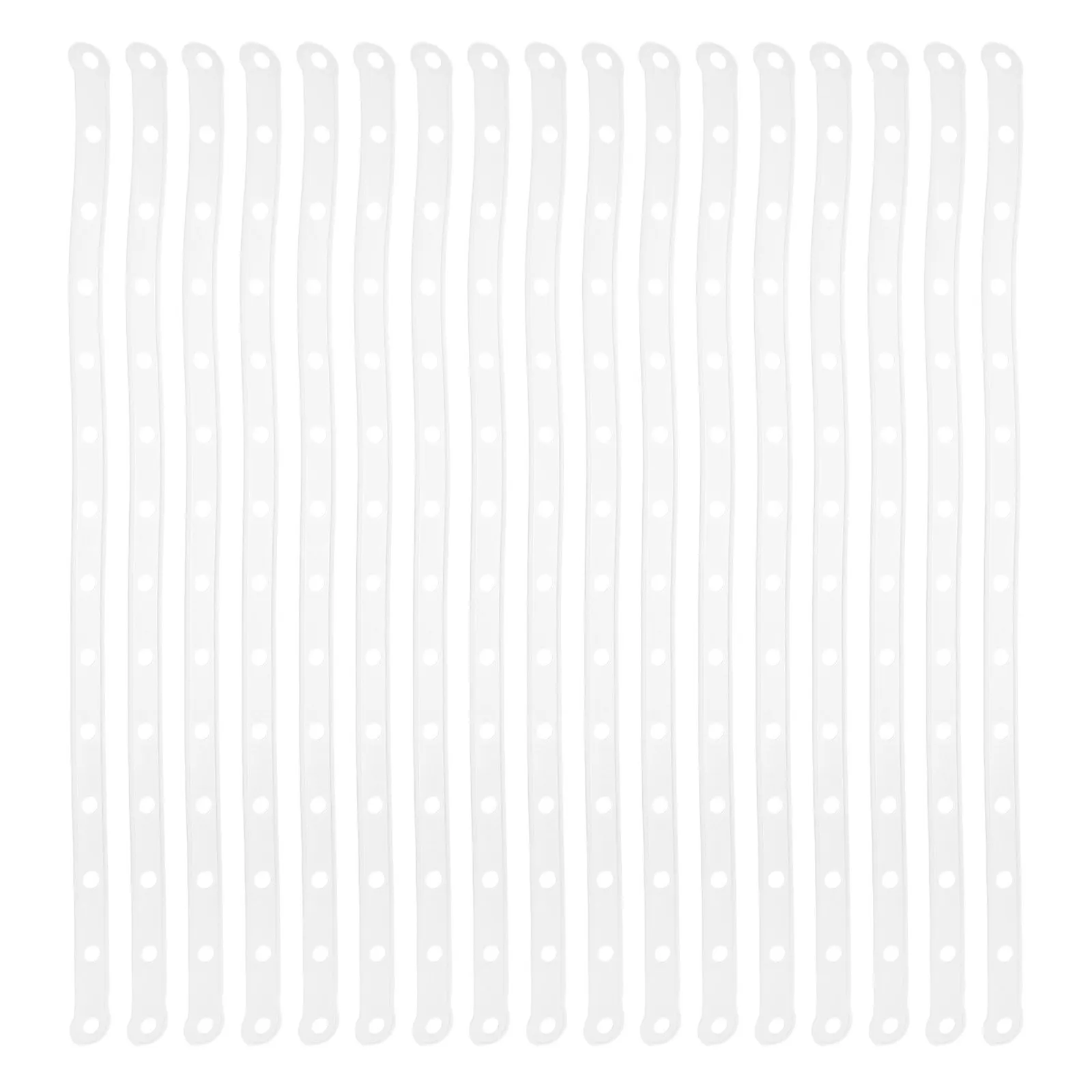 30 Pcs Garment Rack Strips Coat Hanger Connecting Bar Clothing Display Clothes Organizing Connectors Hooks Hangers for