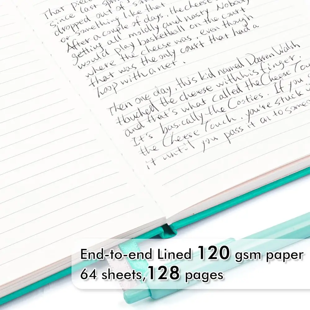 Набор ежедневников A5 Aqua в твердом переплете с подставкой для ручек, 12 шт., 120 GSM, 5,1x8,3 дюйма, для женщин, девочек, школы и бизнеса, в