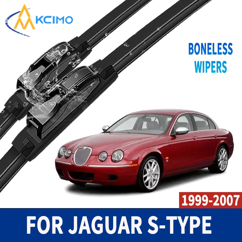 

Front Windshield Wiper Blades For Jaguar S-Type X200/X202/X204/X206 1999-2007 Windscreen Window Wiper 2pcs Car Accessories
