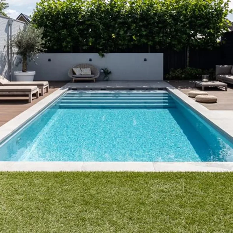 Customized Shipping Home Pre Fabricated Under Ground Spa Pools Swimming Outdoor Fiberglass Swimming Pools