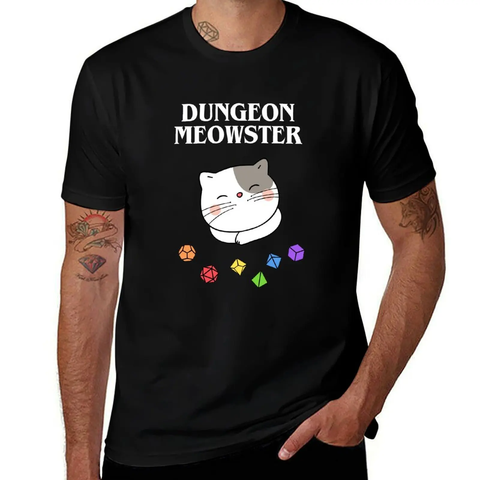 

Kawaii Cat Dungeon Meowster T-Shirt Essential Solid Color T-Shirt