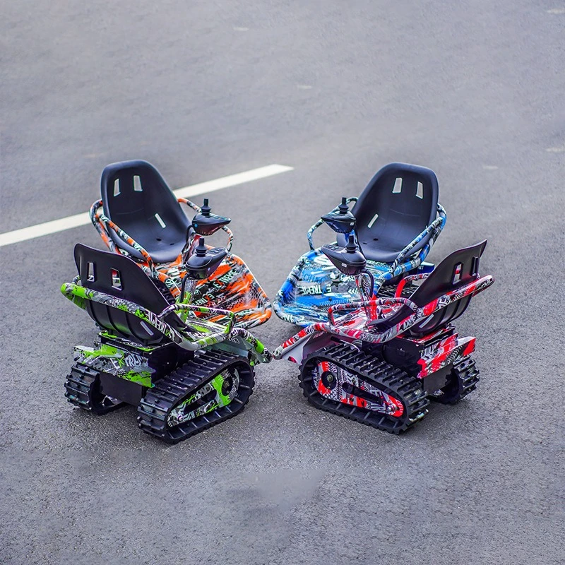 

Electric ATV Track Small Tank Kart Scenic Square Leisure Rental Children's Off-Road Vehicle