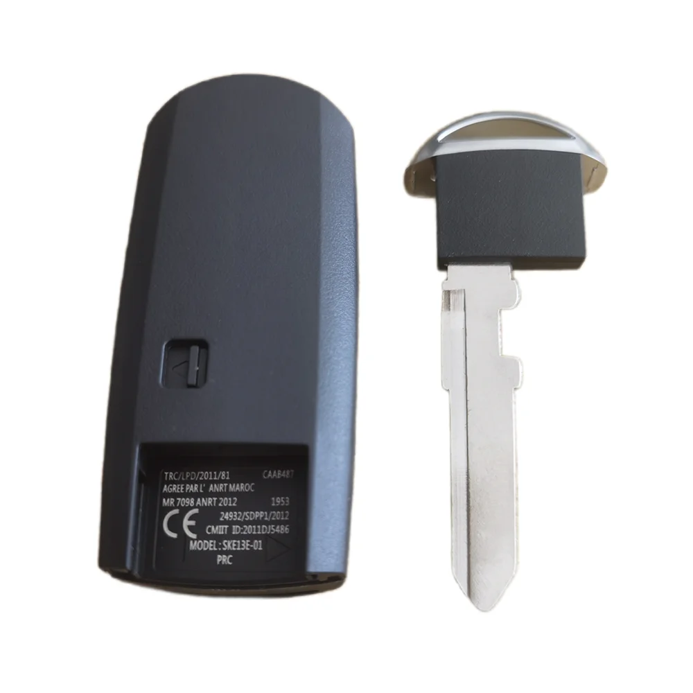 Car 2Buttons Replacement Remote Key Shell for Mazda M3 M6 CX-3 CX-5 Axela Atenza 2014- 2018 SKE13D-01 with Emergency Key No Logo