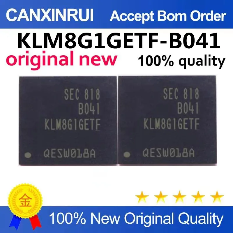 (5-100piezas) brand new original KLM8G1GETF-B041 FBGA-153 memory IC