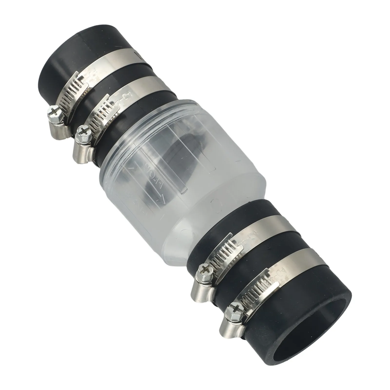 

Durables 1,5-дюймовый обратный клапан для насосов поддона с прозрачным корпусом клапана и пружинной заслонкой для предотвращения молотка и обратного потока воды