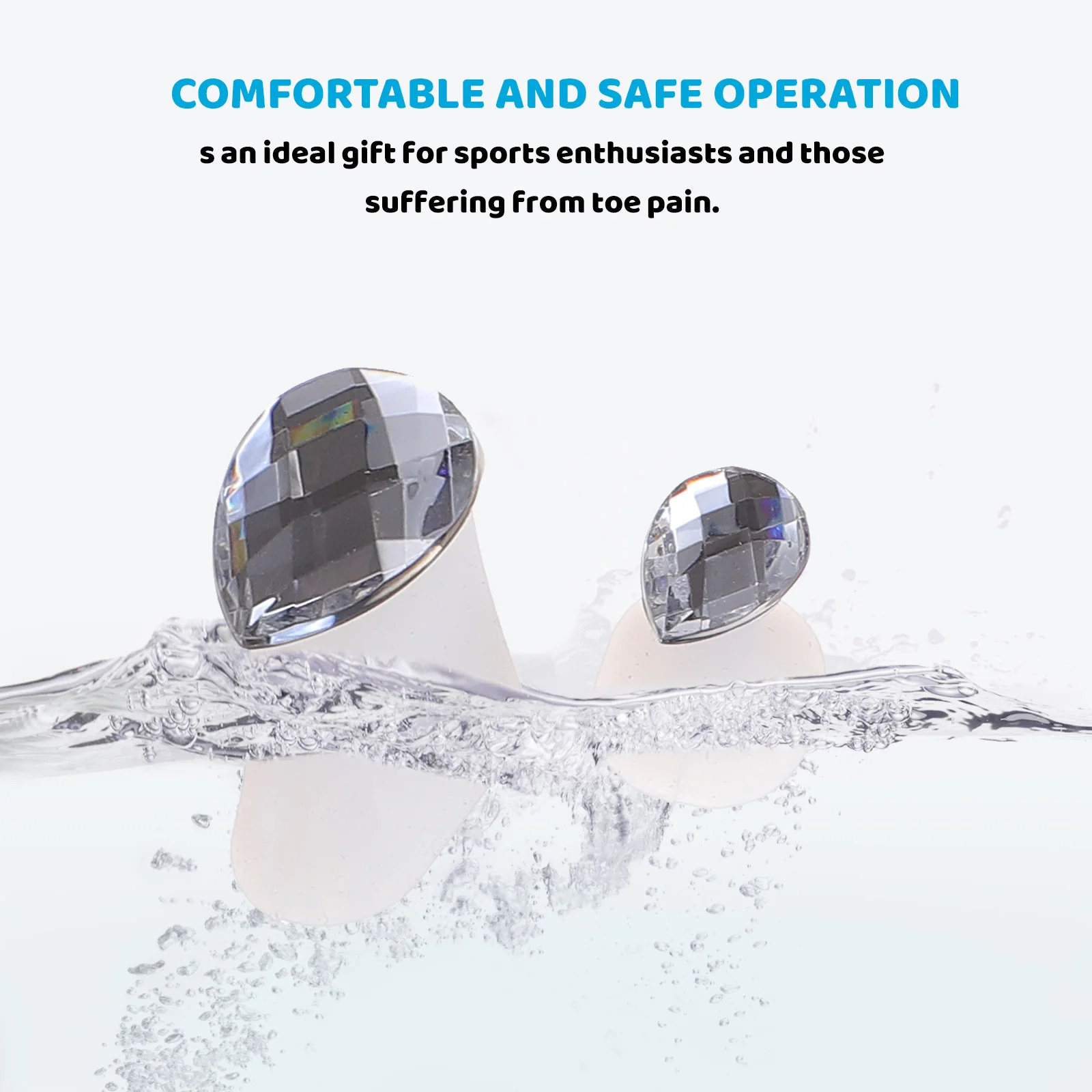 

1Set Pedicure Toe Separators Silicone Toe Dividers Nail Art Tool Rhinestone Pearl Design Pedicure Tool Tienail Divider