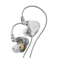 KZ SA08 Pro TWS True Wireless Earphones 8BA Balanced Armature Bluetooth-Compatible 5.2 Earbuds Headphones Noise Cancelling