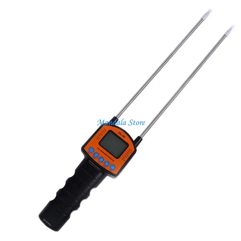 

U2JC Digital Multifunctional LCD Grain Moisture Meter Speaker Water Content for Smart Use Probe Humidity Test
