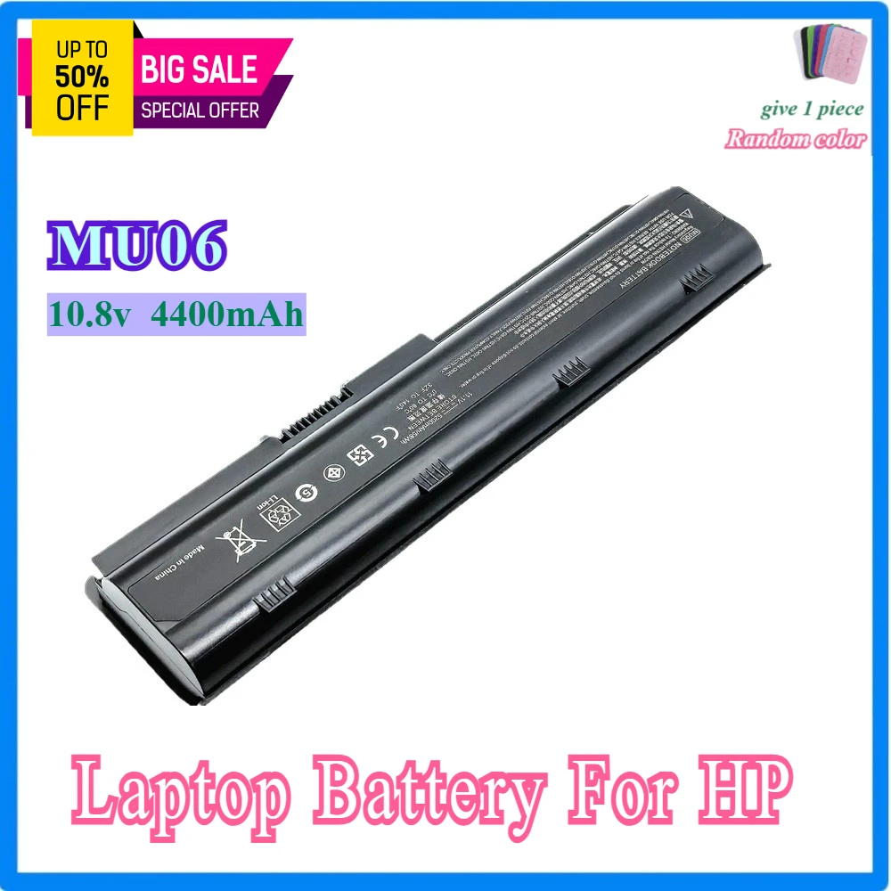 

MU06 Аккумулятор для ноутбука HP Presario CQ32 CQ42 CQ43 CQ56 CQ57 CQ62 CQ72 G32 G42 G56 G62 G72 Series для Pavilion G4 G6 G7 DM4