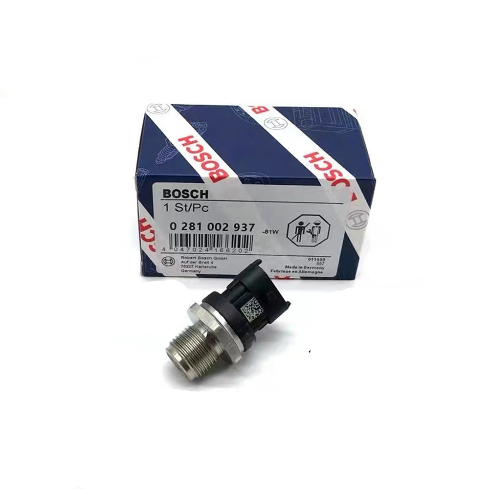 0281002937 For Komatsu Excavator 200 210 220 240-8 Fuel High Pressure Common Rail Pressure Sensor Pressure Limiter Valve