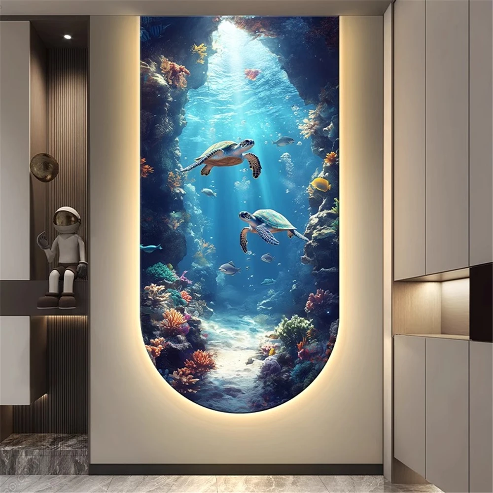 Mundo subaquático pintura deco - Lighting World Decor avaliação e preço
