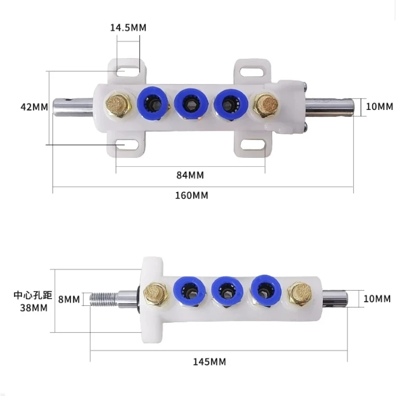 Suitable for Tire Removal Machine Foot Control Switch Pneumatic Valve Tire Removal  Various Five-way  Upgrade Body Joint